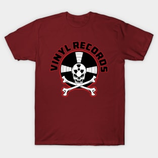 Vinyl Skull T-Shirt